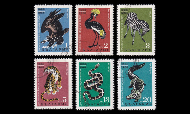 Bulgaria 1819-24 o Sofian eläintieteellisen puutarha (1968)