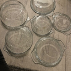 Pyrex kannelliset lasipadat / uunivuoat 3 kpl setti (16 cm, - pikkukuva 3