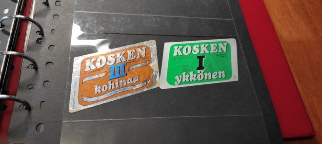 Kosken 1 ykkönen koske 3 kohinaa