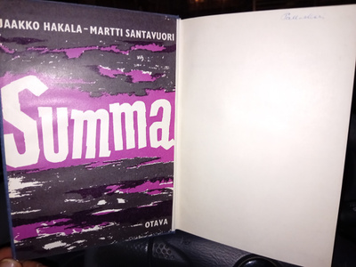 Hakala - Santavuori SUMMA ( 1 p. 1960 ) Sis.pk:t