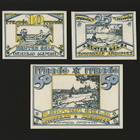 Saksa Notgeld 10, 25, 50 Pfg, Arendsee 1922 - pikkukuva 1