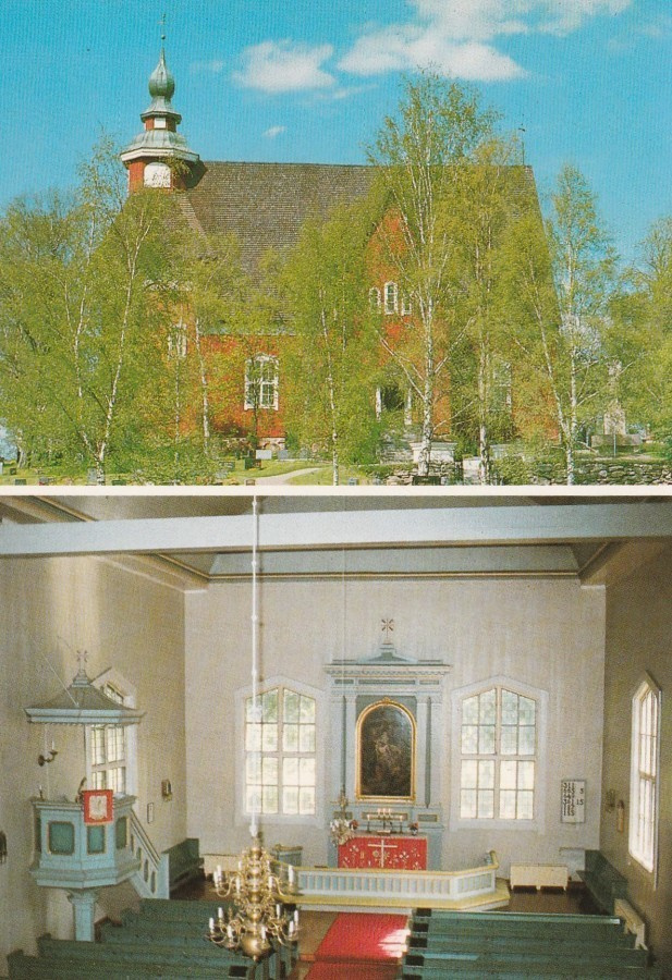 KIRKKOKORTTI - YLÄNTEEN KIRKKO - 2