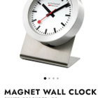 MONDAINE MAGNET WALL CLOCK / KÄYTTÄMÄTÖN - pikkukuva 4