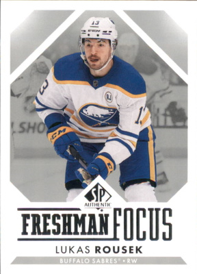 2023-24 SP Authentic Freshman Focus #FF37 Lukas Rousek