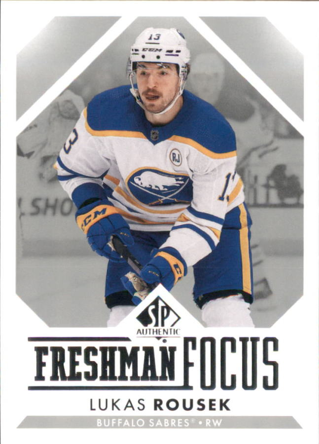 2023-24 SP Authentic Freshman Focus #FF37 Lukas Rousek