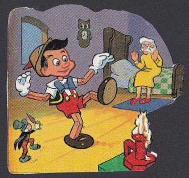 Vanha Disney Hileinen Pinokkio Samu Sirkka Geppetto