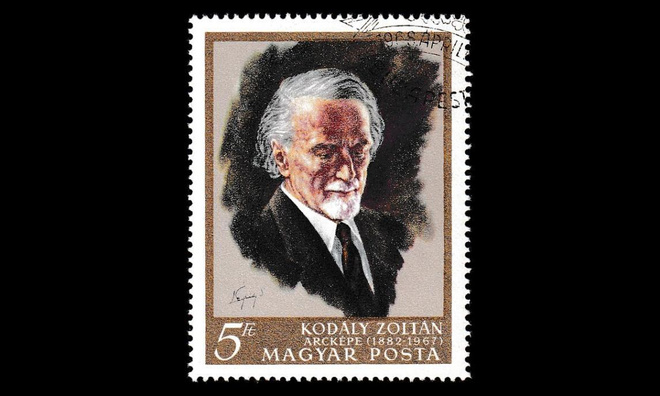 Unkari 2396 o Säveltäjä Zoltán Kodály (1968)