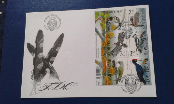 2001 tikkalintuja fdc