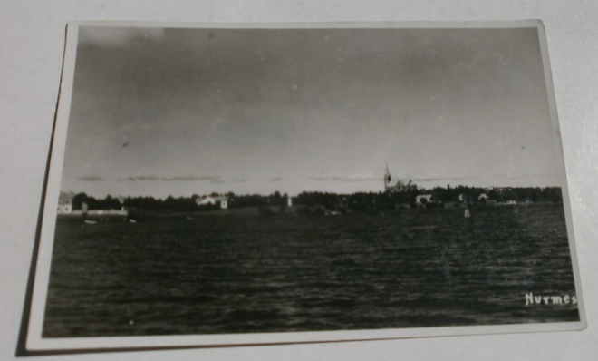Nurmes, keskustaa, vanha valokuvapk, p. 1932