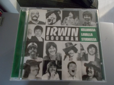 CD IRWIN GOODMAN ** KELLARISSA, LAVALLA STUDIOSSA **