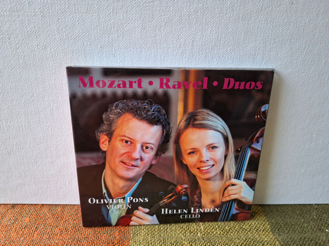 Mozart/Ravel:Duos-Olivier Pons,Helen Linden CD