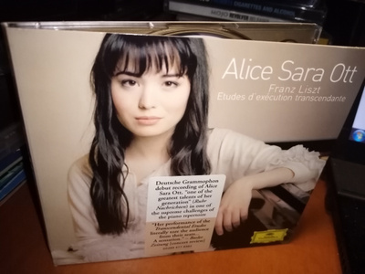 CD : ALICE SARA OTT : LISZT ETUDES D'EXECUTION TRANSCENDANTE