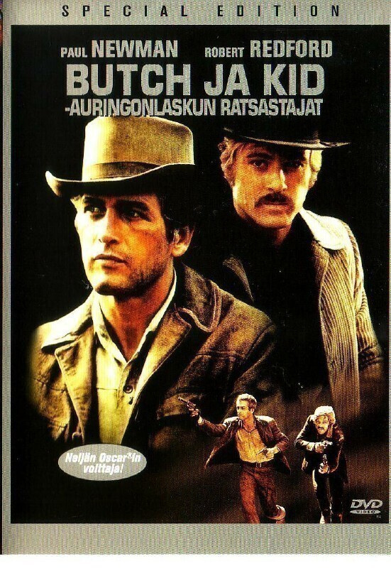 dvd, Butch ja Kid - auringonlaskun ratsastajat [western]