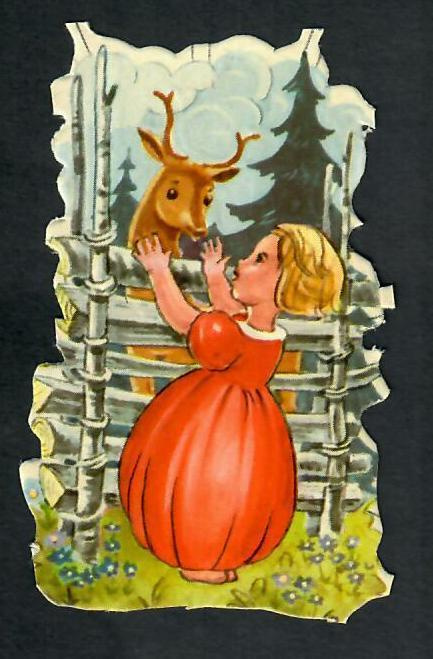 Sagokonst 23 - yttö ja bambi - 1940-luvulta!!!