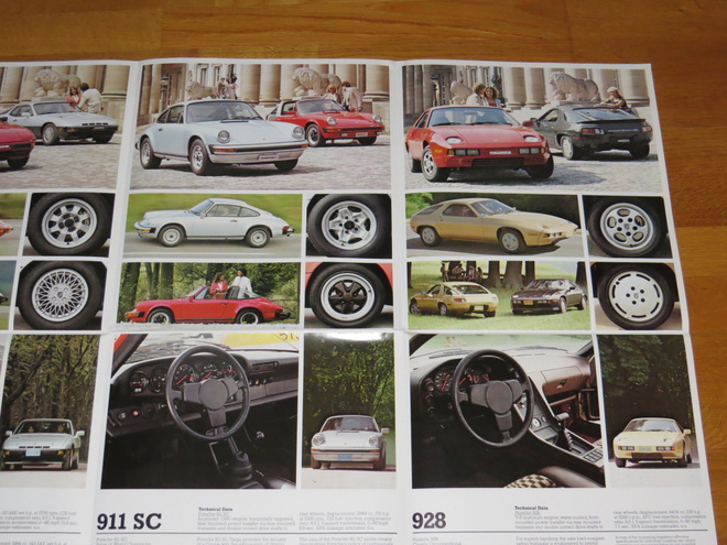 1979 Porsche 911 928 924 esite - KUIN UUSI - 12 sivua