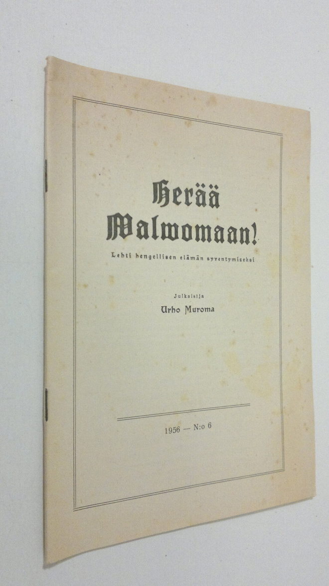 Herää valvomaan! N:o 6 1956
