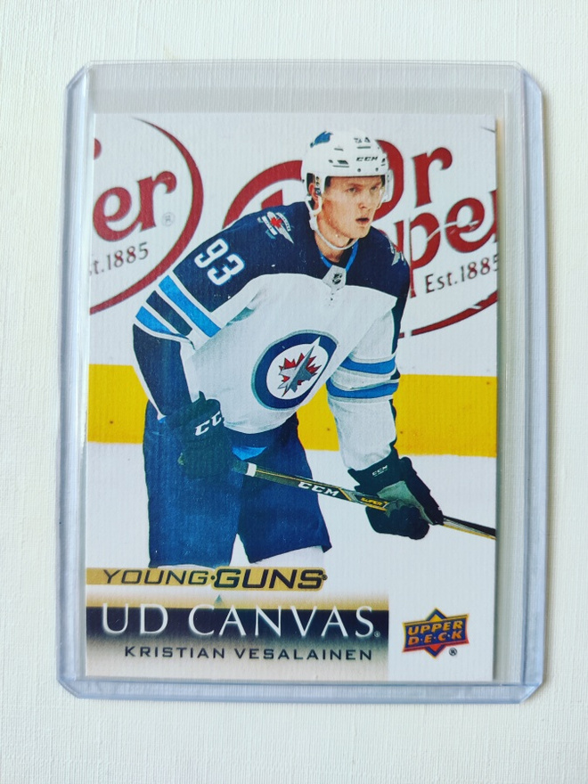 18-19 UD Young Guns Canvas - Kristian Vesalainen