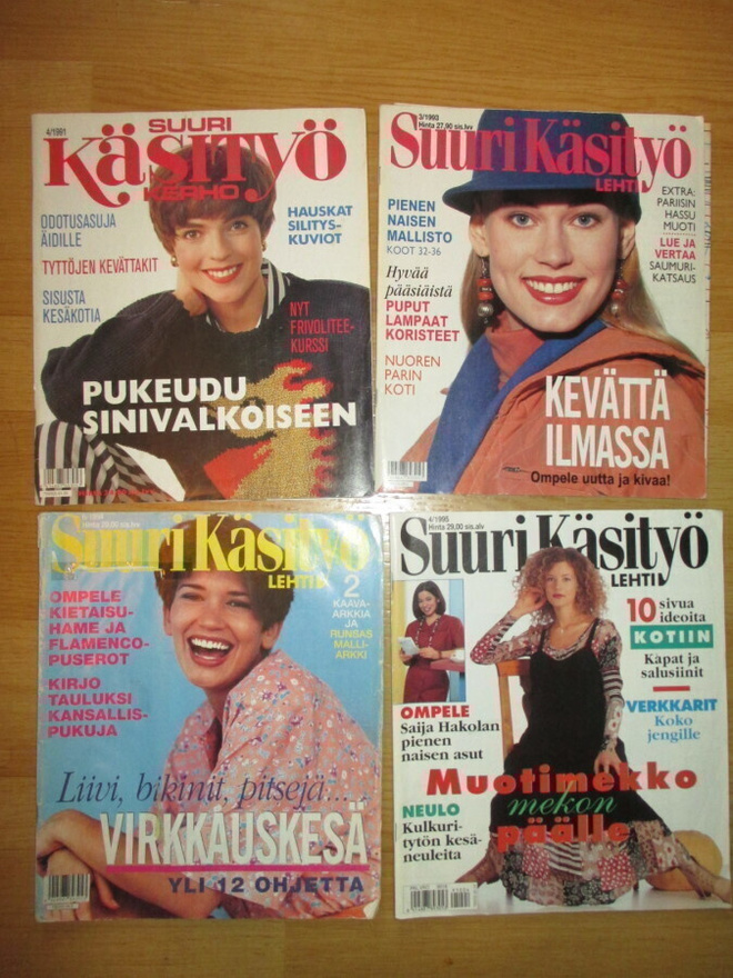Suuri Käsityö-lehtiä. 2,50€ kpl