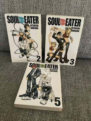 SOUL EATER 2,3,5 (ENGLANNINKIELISET)