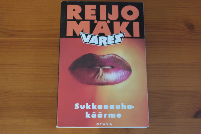 Reijo Mäki:Sukkanauhakäärme.Nid.Signeerattu!