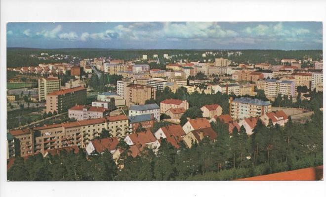 LAHTI: YLEISNÄKYMÄ KAUPUNGISTA (pitkä kortti)