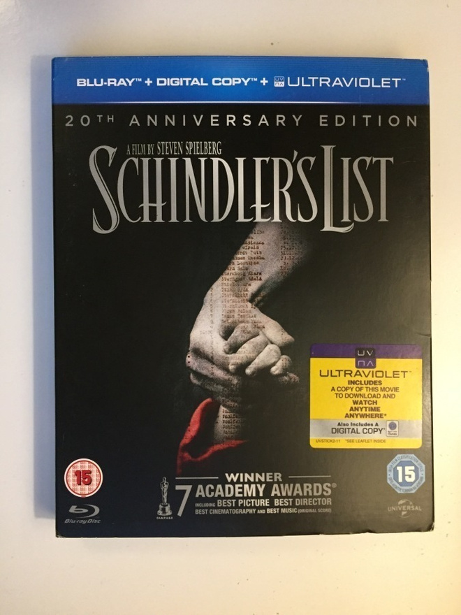 Schindlers List - 20th Anniversary Edition (Blu-ray) 7 Oscar