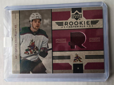 Matias Maccelli 2022-23 UD Series 2 Rookie Materials