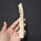 Taidokkaita 360° kaiverruksia 775ct n.135mm hirvieläin sarvi - pikkukuva 4