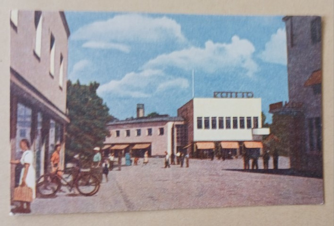 Valkeakoski, kauppalan keskustaa, vanh. väripk, ei  p.