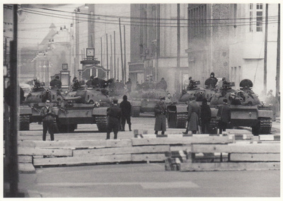 Berliini 1961 panssarivaunut (isohko kortti)