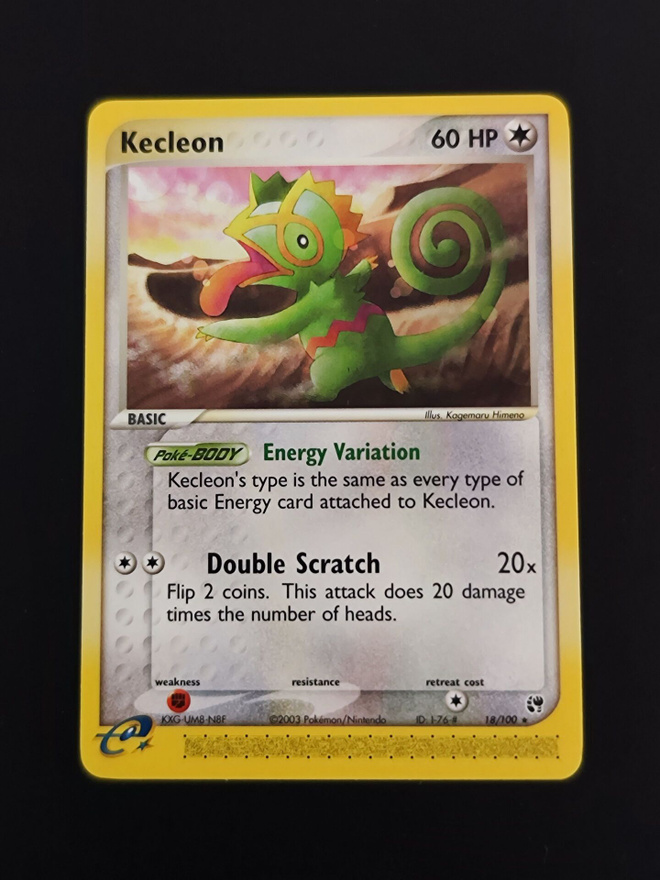 Pokemon Kecleon Ex Sandstrom 18