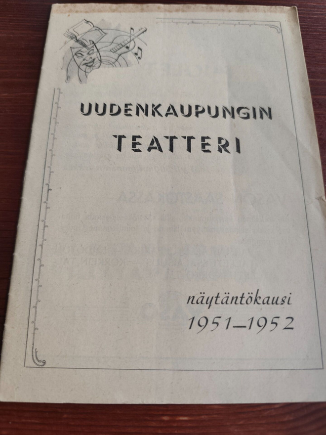 Uudenkaupungin teatteri näytöskausi 1951-1952