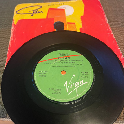 GILLAN: Restless * On The Rocks * UK 1983