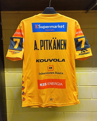 KPL Akseli Pitkänen Game Worn vieraspelipaita