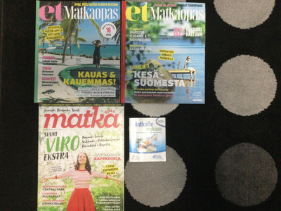 MATKAILU AIHEISIA LEHTIÄ.  3 KPL.