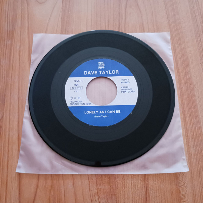 Dave Taylor - Lonely As I Can Be 7" orig Fin 1981 Rockabilly