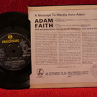 Adam Faith A Message To Martha From Adam Ep Uk 1965 - pikkukuva 2