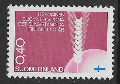 Itsenäinen Suomi 50v 1967 0,40 (LAPE 635) **