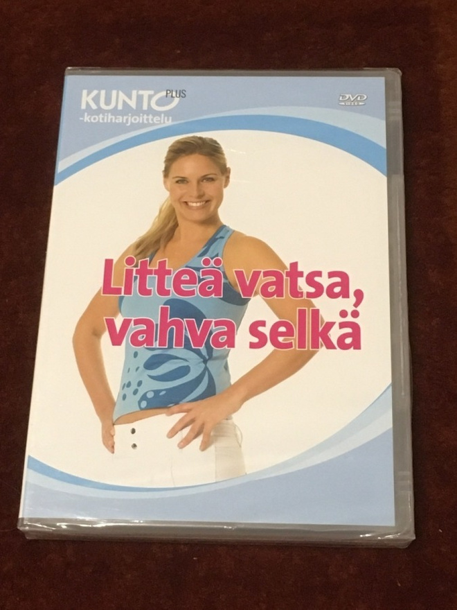 LITTEÄ VATSA, VAHVA SELKÄ - DVD - UUSI