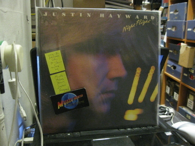 JUSTIN HAYWARD LP SIGNED! UK -80 M-/M-