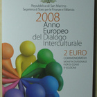 2008 SAN MARINO 2€ euro juhlaraha blisterissä - pikkukuva 1