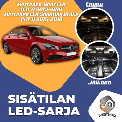 Mercedes-Benz CLA (C117) Sisätilan LED-sarja 13-