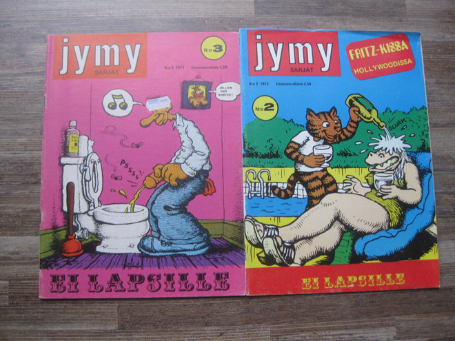 Jymy - sarjakuvaa 2 kpl ,  2 ja 3 / 1973
