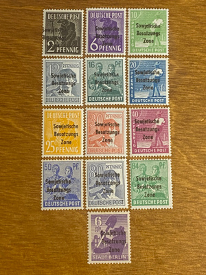 SAKSA 1948 NEUVOSTOLIITTO SEKTORI YLEISMERKIT**