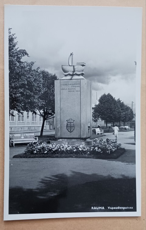 Rauma, Vapaudenpatsas, vanha mv vkpk, ei p.