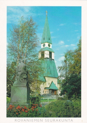 KIRKKOKORTTI - ROVANIEMEN KIRKKO - 1