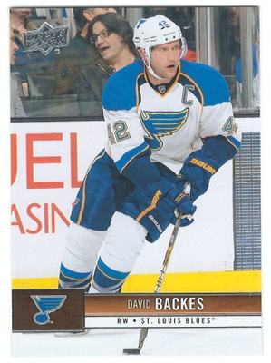 12-13 Upper Deck #161 David Backes