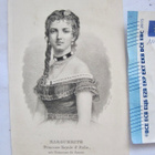Gravyyri Prinsessa Marguerite Savoie Italia Carl Mayer 1800- - pikkukuva 1