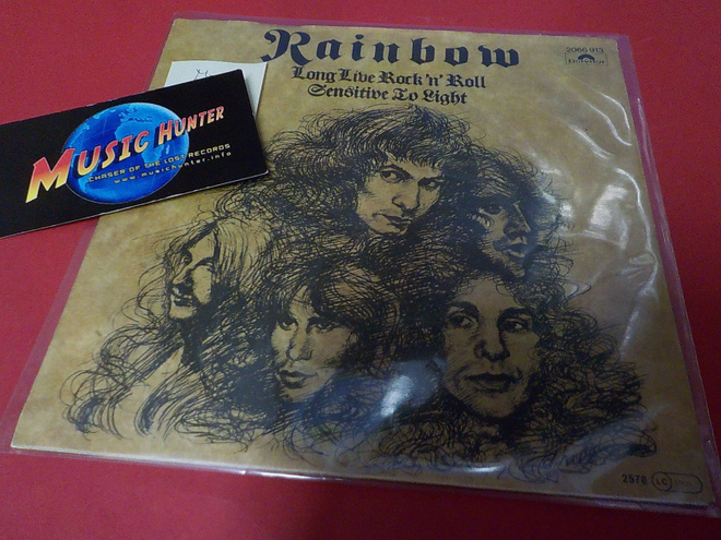 RAINBOW - LONG LIVE ROCK 'N' ROLL M-/EX+ 7'' SINGLE