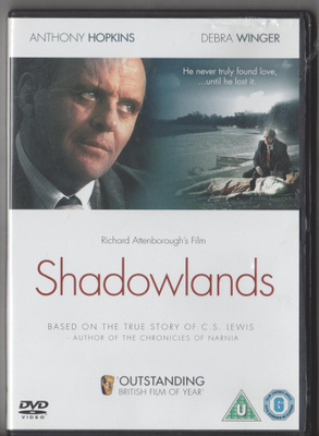 SHADOWLANDS [1993][DVD] Anthony Hopkins Debra Winger